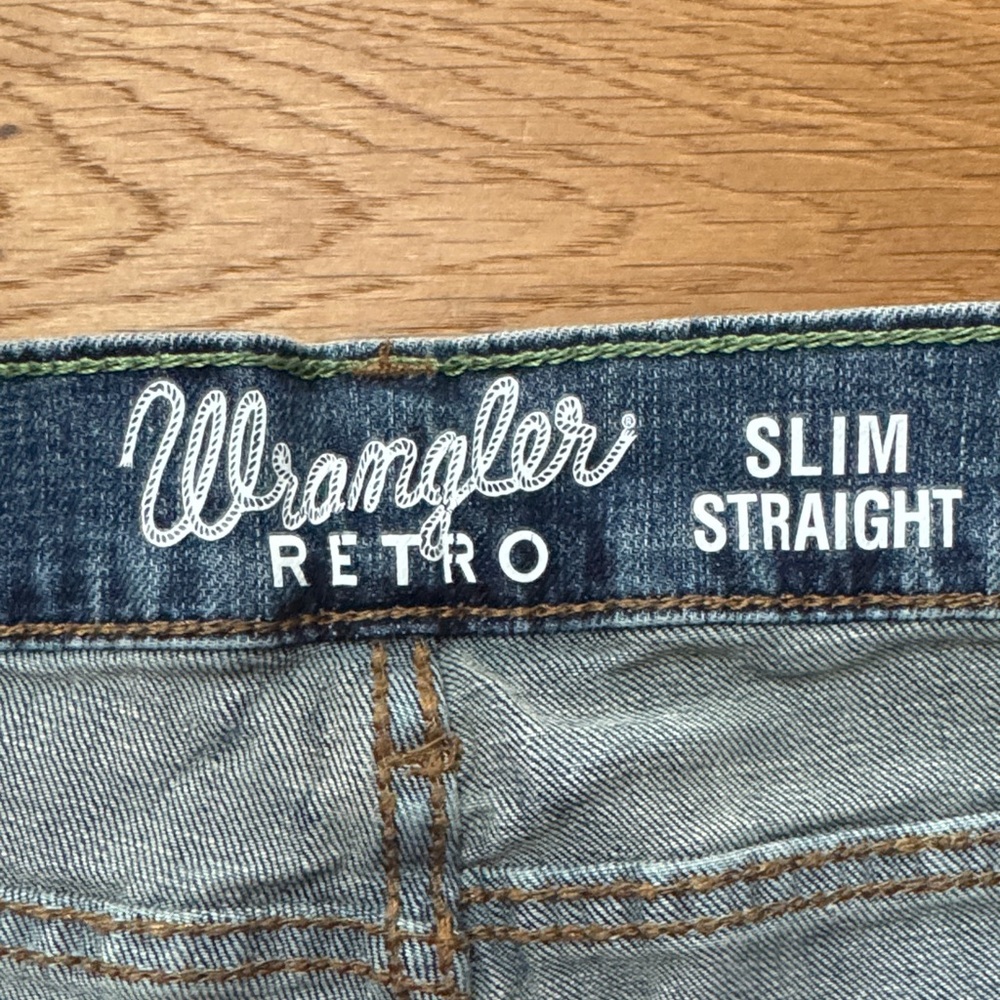 Mecca Men's Straight Fit Denim Jeans - Blue - Picture 2 of 3